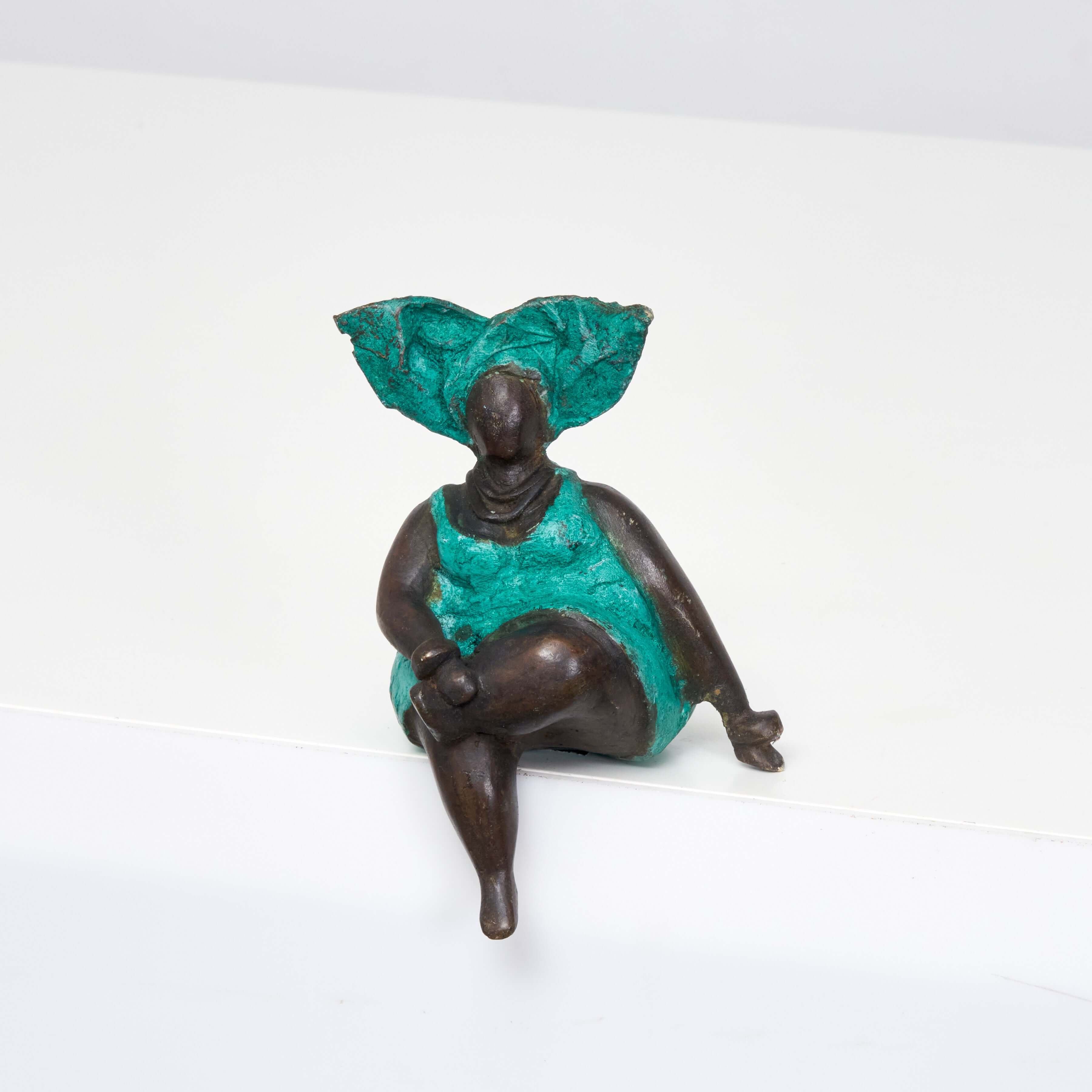 Bronze-Skulptur "Bobaraba Yolanda" by Hamidou | Größe S (14cm 500g) | Unikate