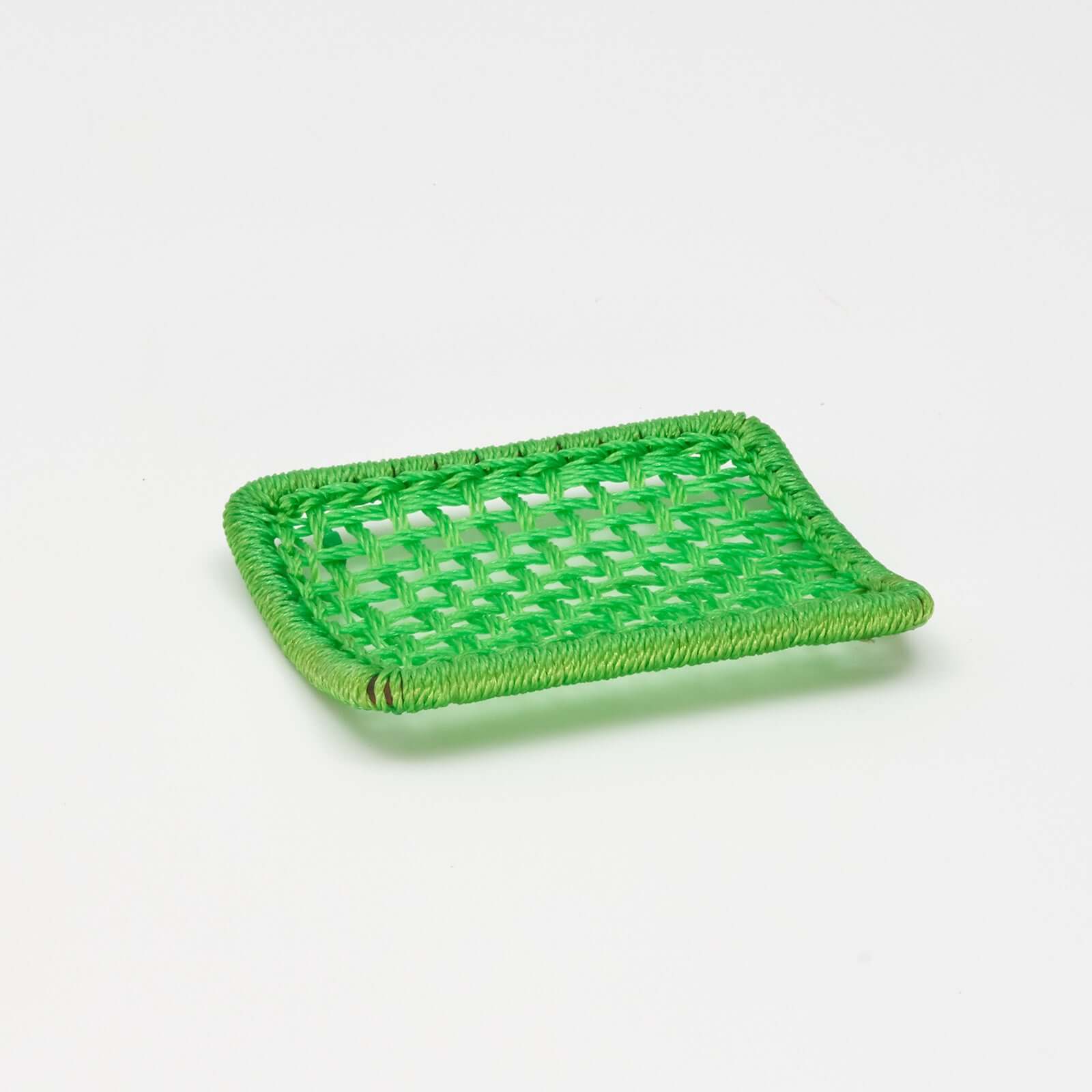 Seifenschale aus recyceltem Altmetall und Fischernetzen Nylon Upcycling | verschiedene Farben