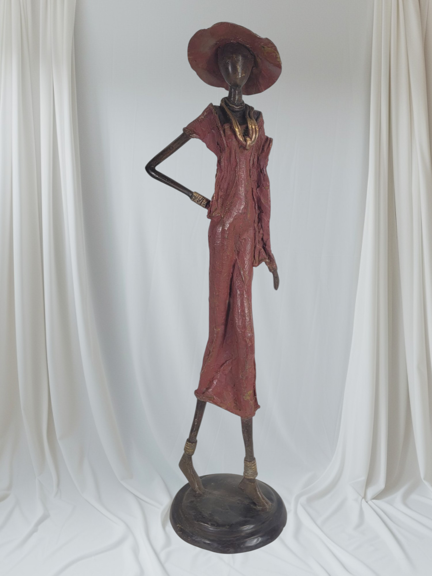 Bronze-Skulptur "Grande Dame" by Issouf | 55 cm | Einzelstücke