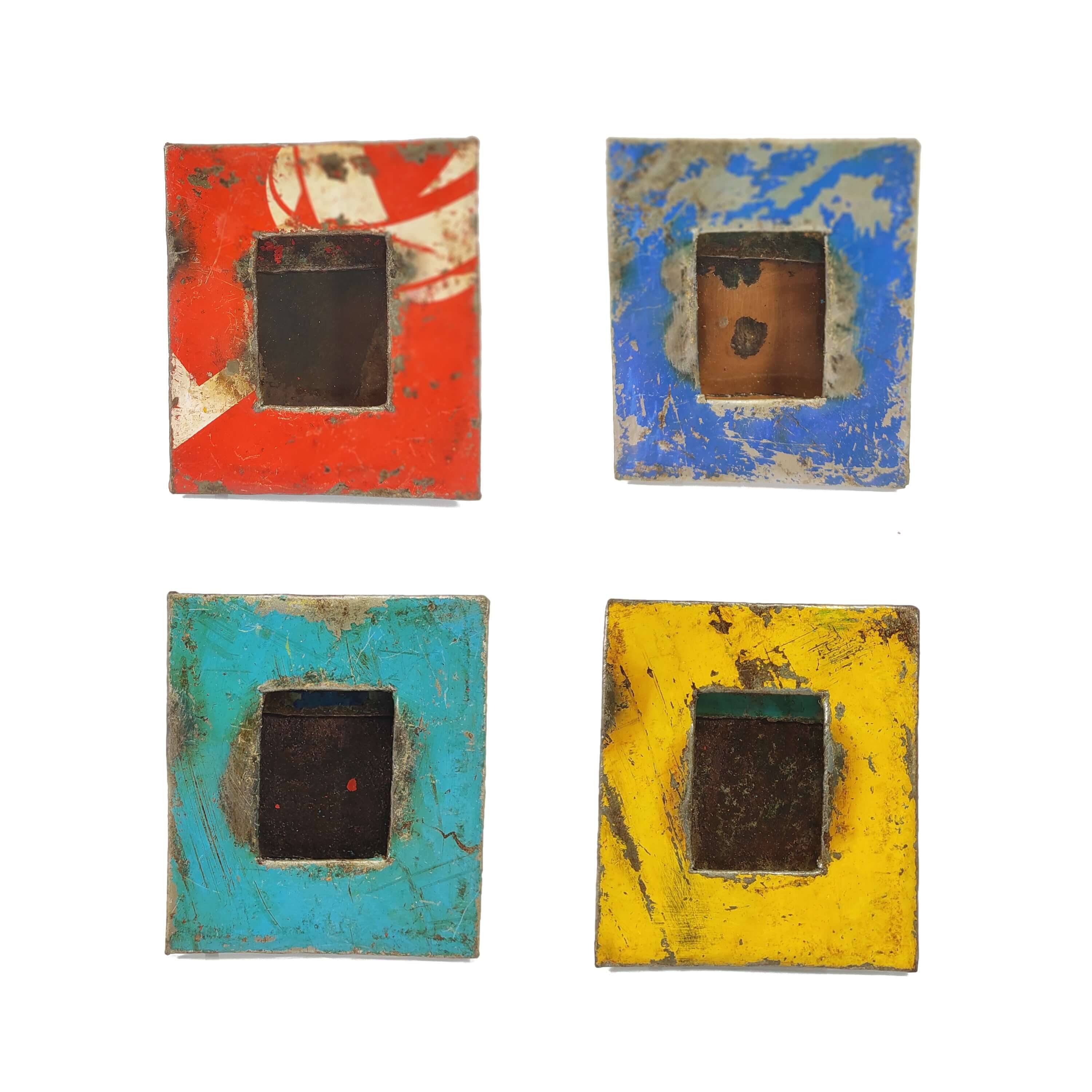 NEU! Bilderrahmen für Passbilder | aus recycelten Ölfässern | Upcycling Industrial Design