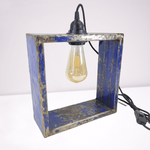 Lampe "Grand Nassara" inkl. Vintage-Glühbirne | Upcycling aus alten Ölfässern | verschiedene Farben