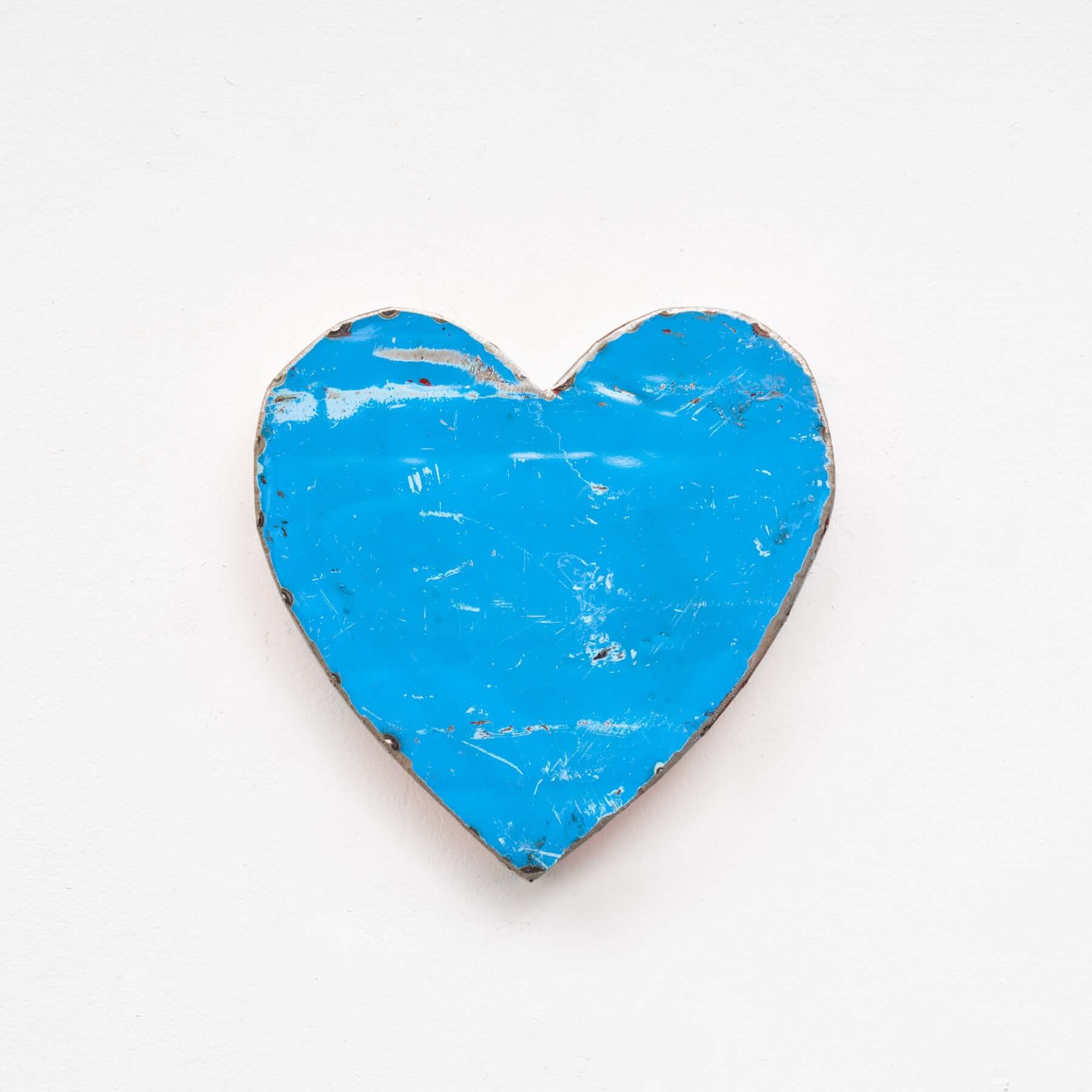 Herzen aus recycelten Ölfässern | Upcycling | verschiedene Farben | handgemacht & fair