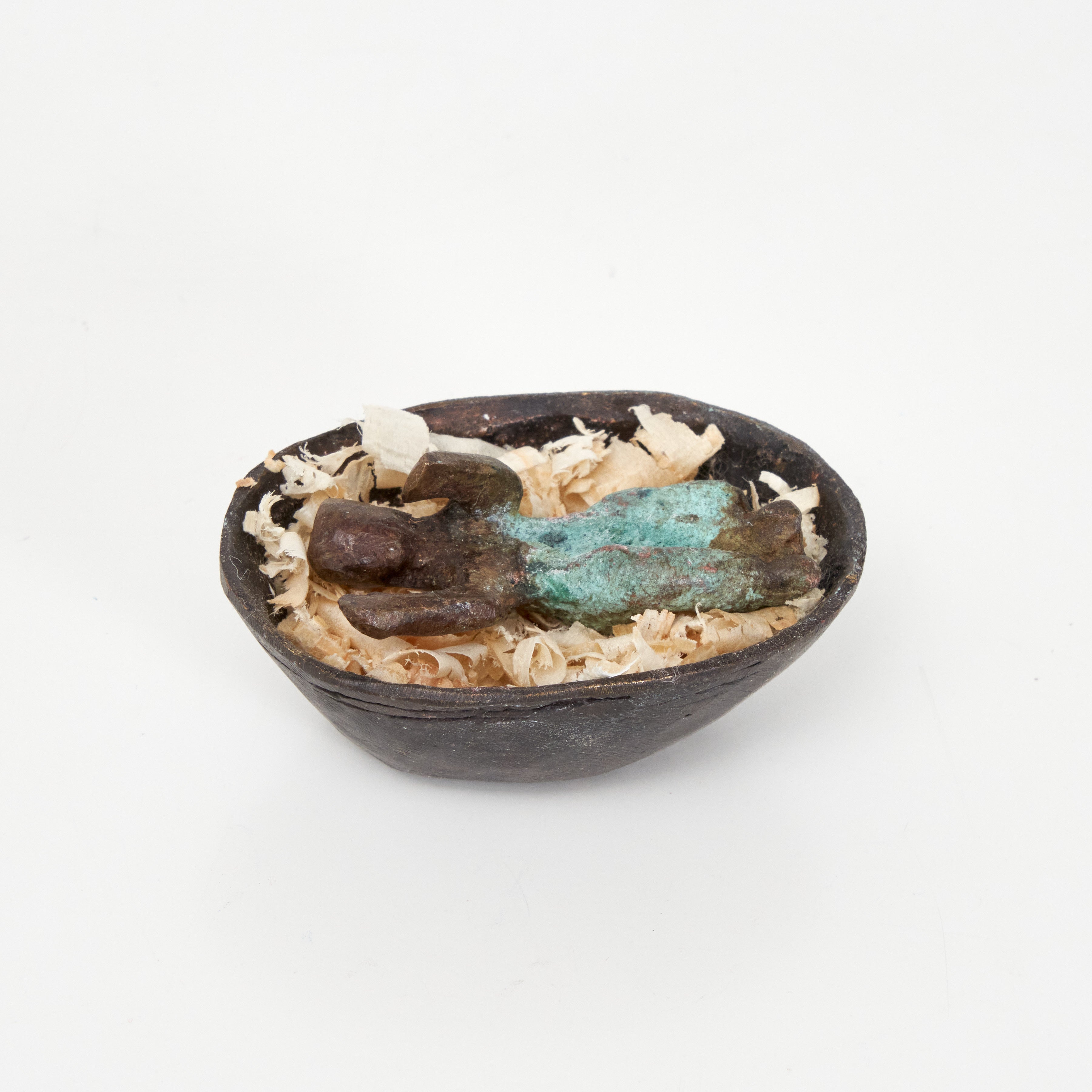 Weihnachtskrippe aus Bronze (13 Teile), Unikat by Hamidou