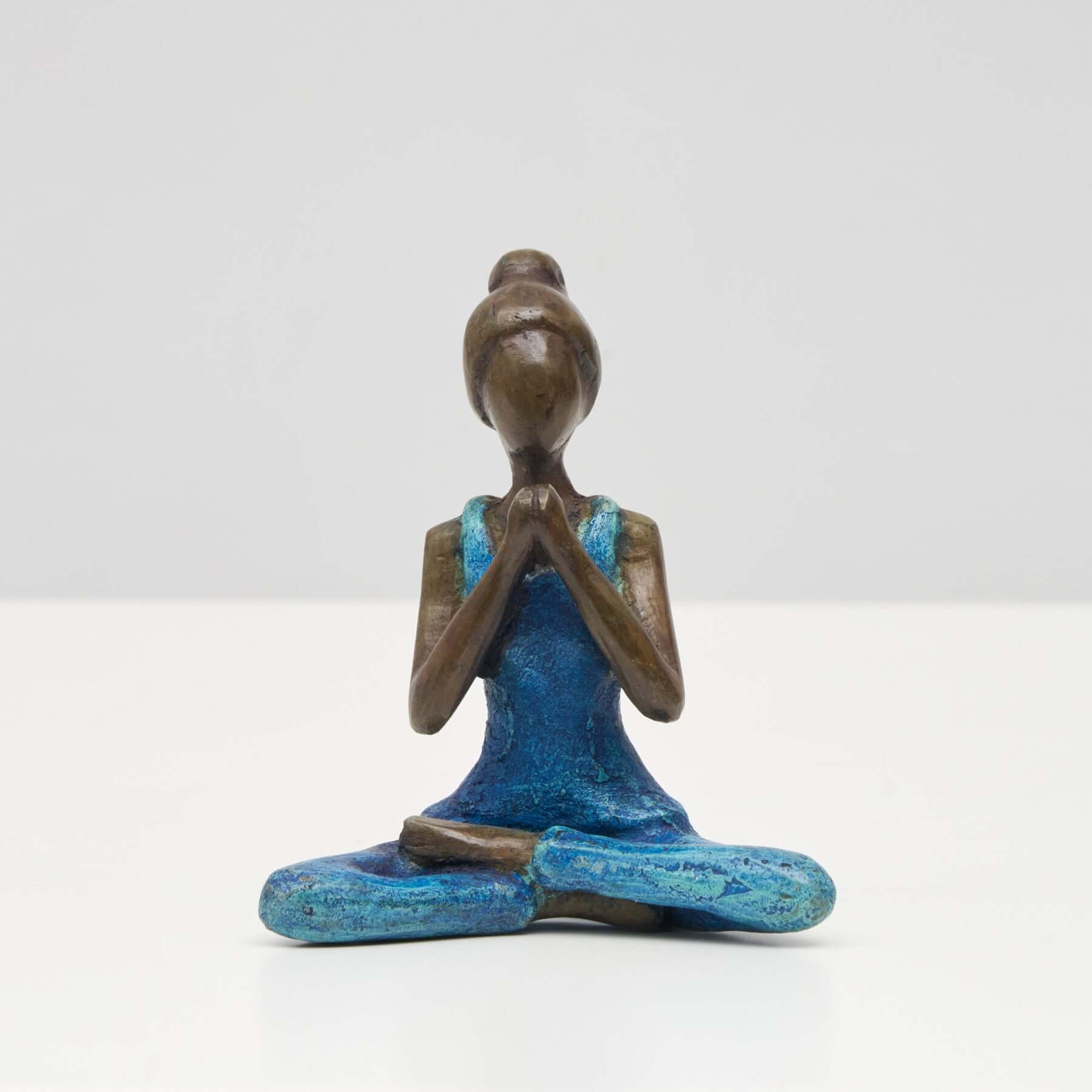 Bronze-Skulptur Yoga "Danielle" | by Hamidou | verschiedene Farben und Größen
