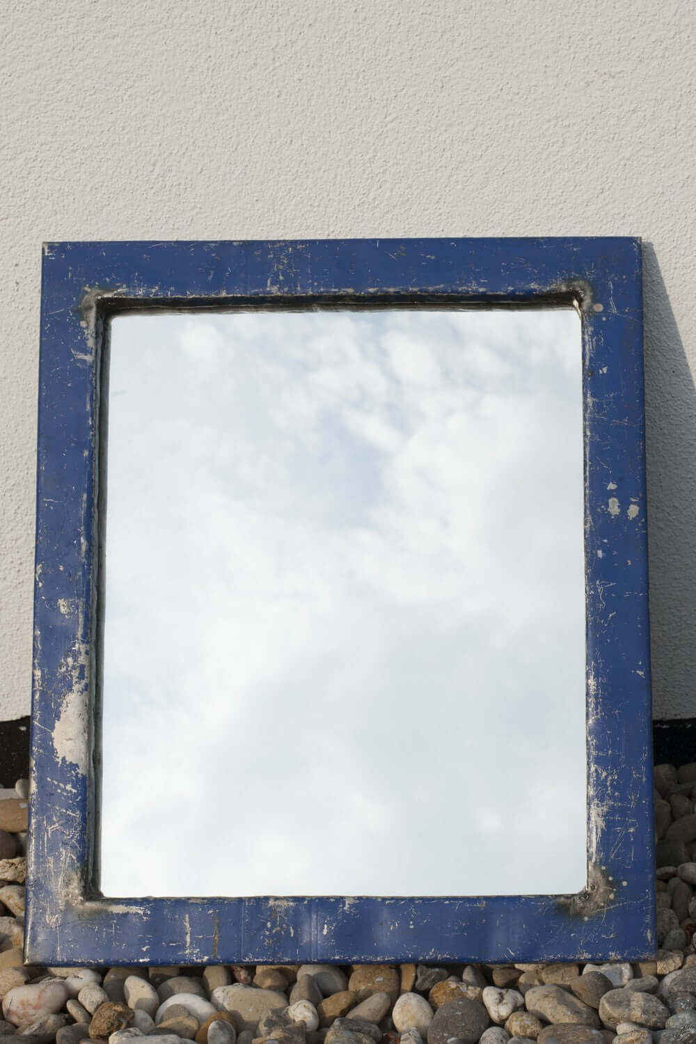 Spiegel aus recycelten Ölfässern 46*40cm | verschiedene Farben | Upcycling